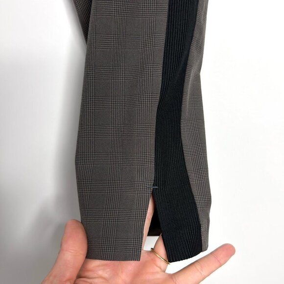 ATHLETA Brooklyn Ankle Pants Brown Plaid - Picture 4 of 7